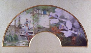 Bir Japon Bahçesinde Sarah Bernhardt by Louise Abbéma